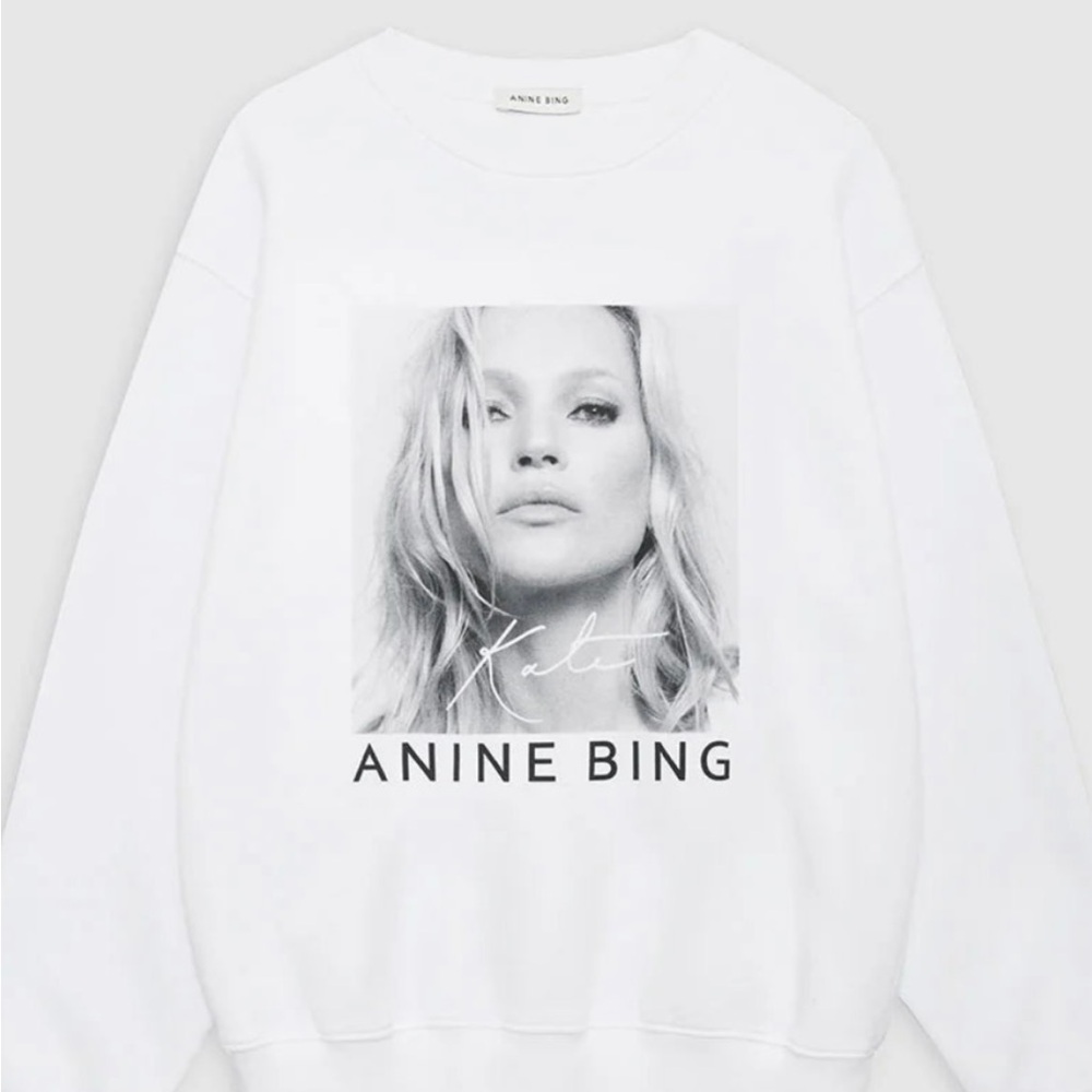 ANINE BING x KATE MOSS Sweatshirt NWT - Picture 2 of 11